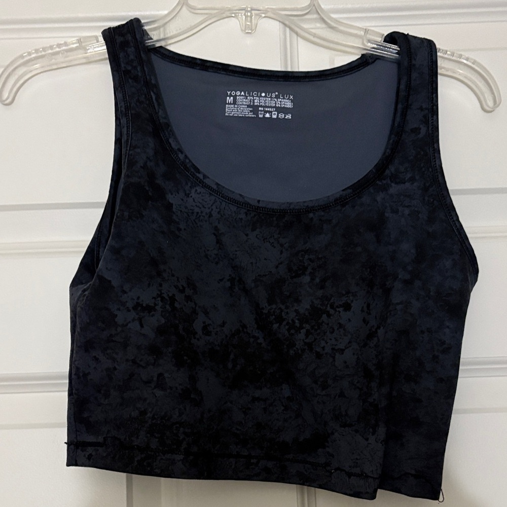 Yogalicious Black Tank Top